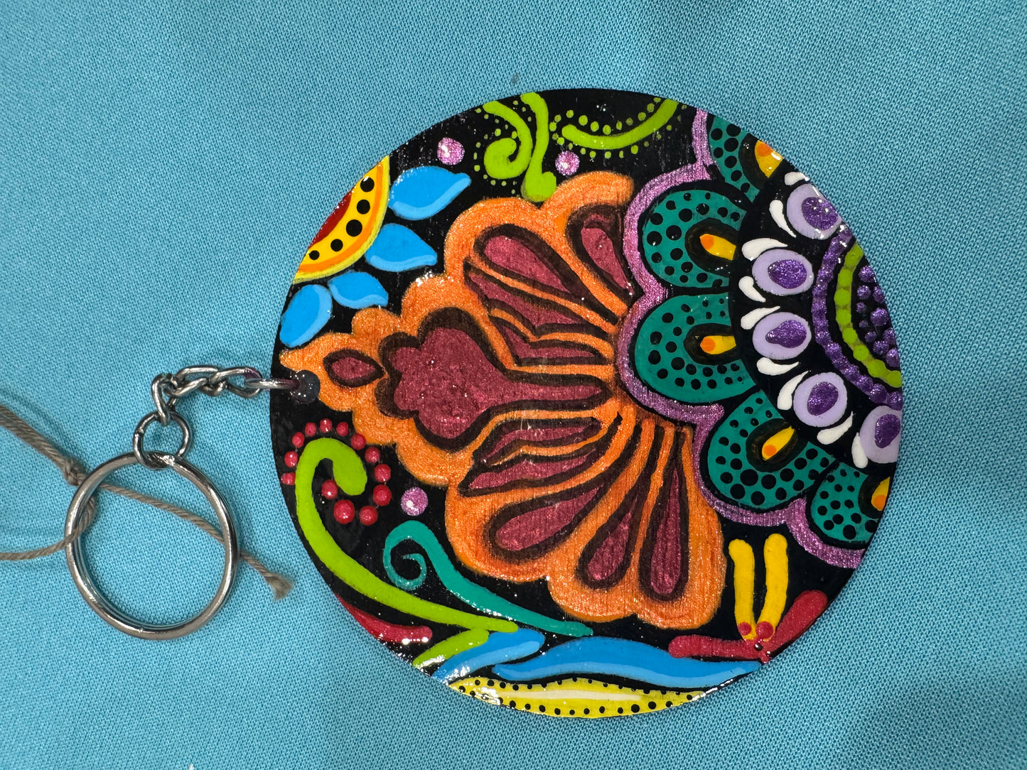 Mandala Key Chain