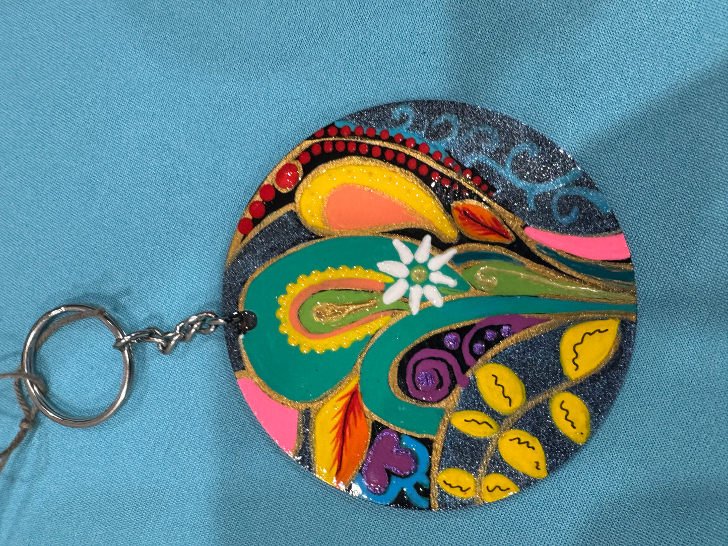 Mandala Key Chain