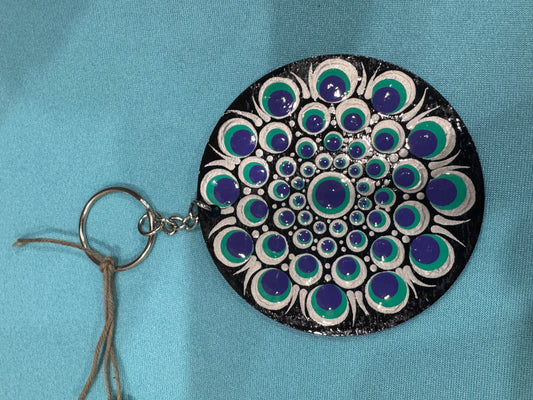 Mandala Key Chain