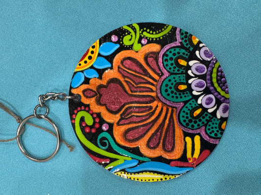 Mandala Key Chain