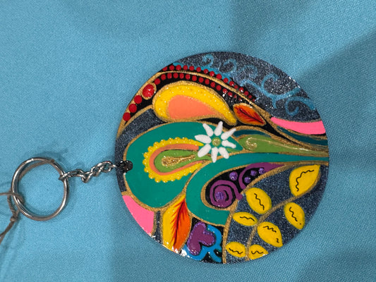Mandala Key Chain