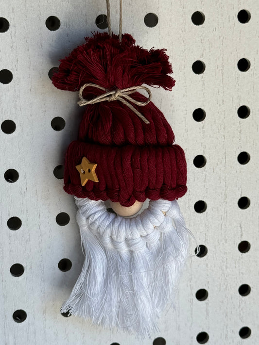 Gnome Ornament Tan Star