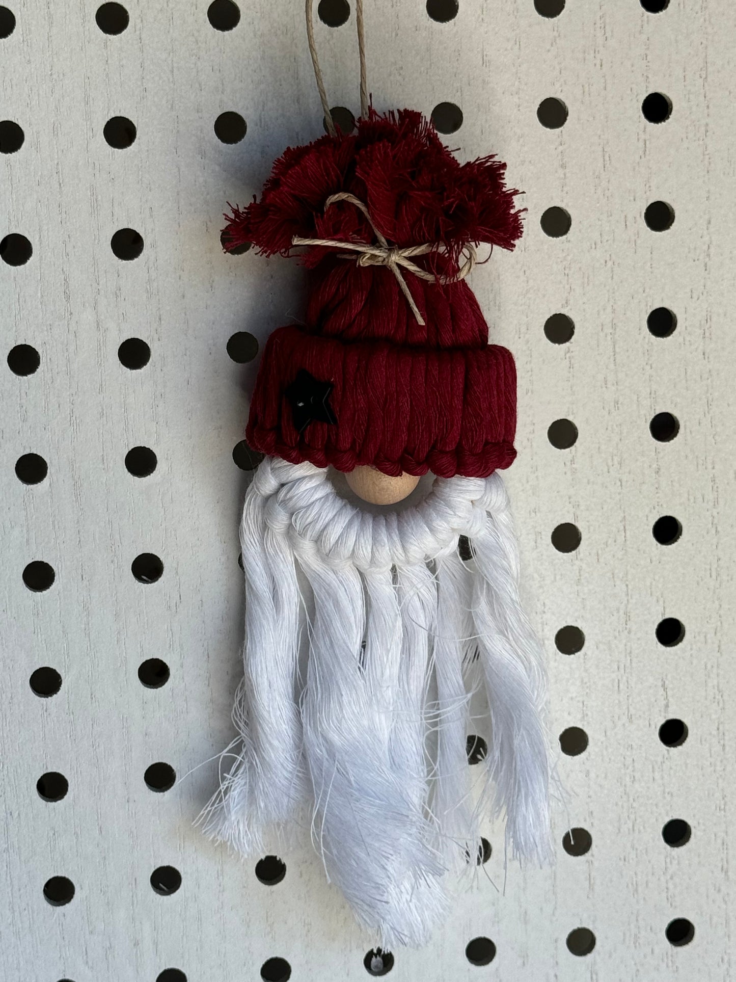 Gnome Ornament Black Star