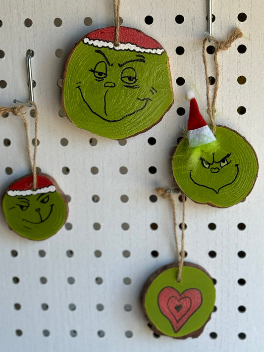 Grinch Ornaments Set of 4