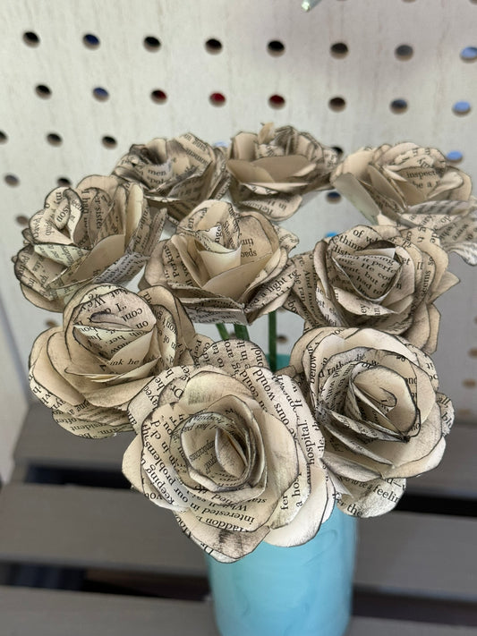 Paper Flowers Set of 8