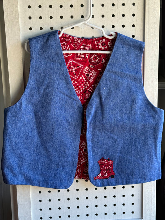 Kid's Denim Vest