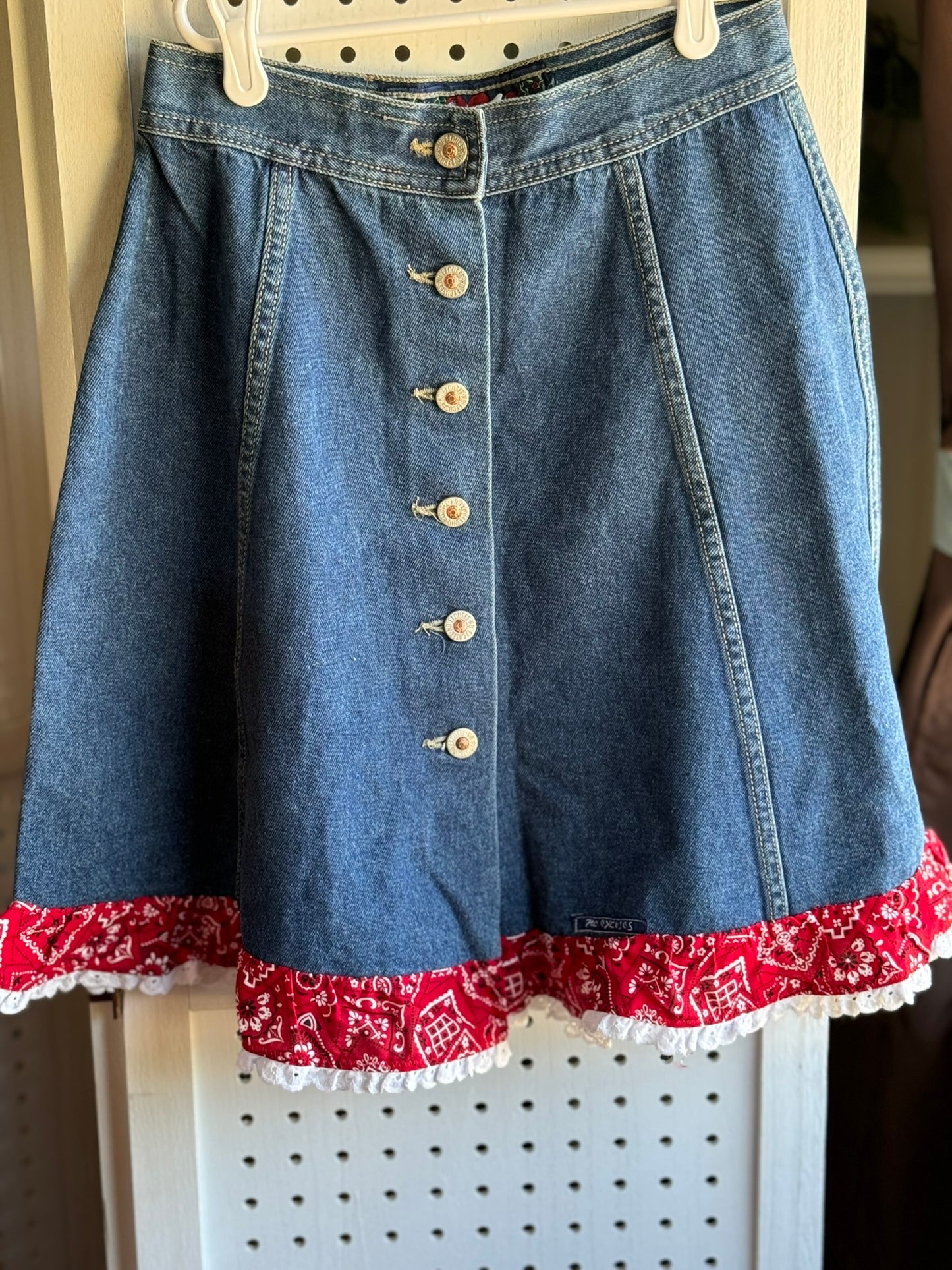 Dark Blue Kids' Jean Skirt