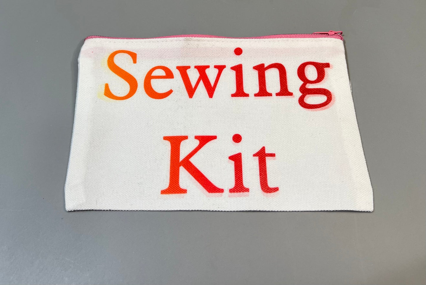 Canvas Bag: Sewing Kit Orange