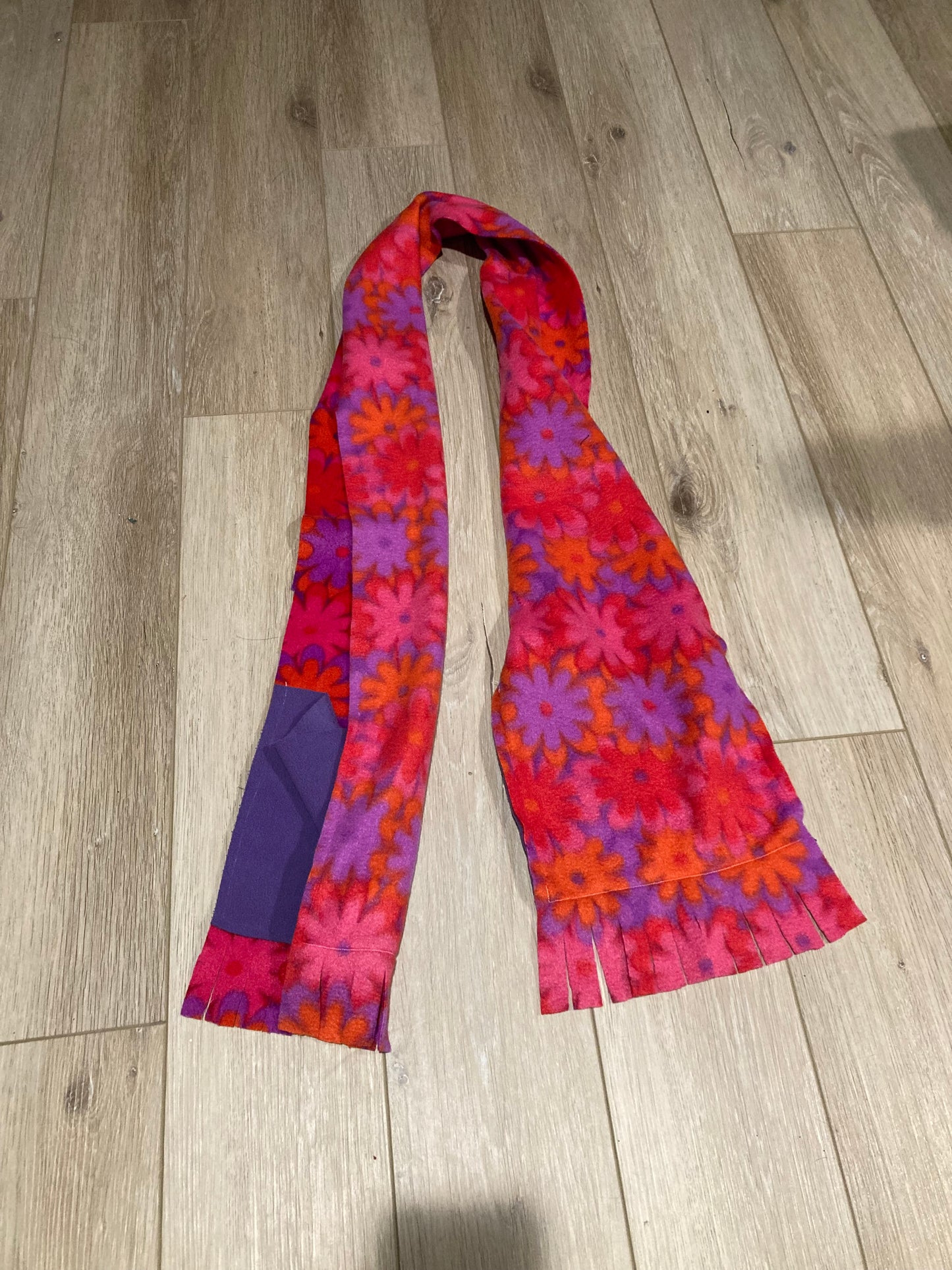 Fleece Scarf with Handwarmer Pockets