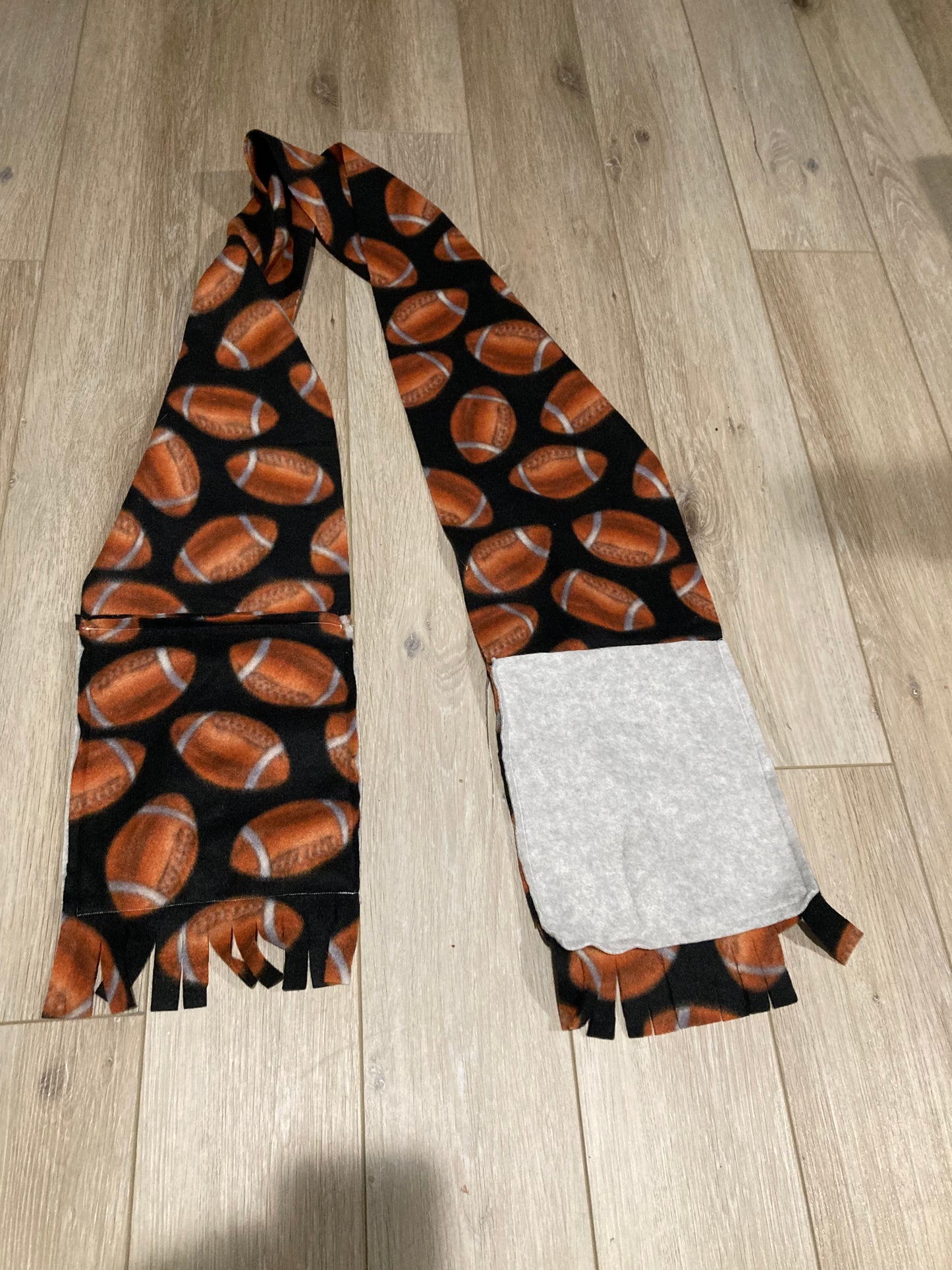 Fleece Scarf with Handwarmer Pockets