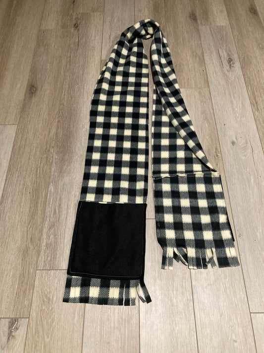 Fleece Scarf with Handwarmer Pockets