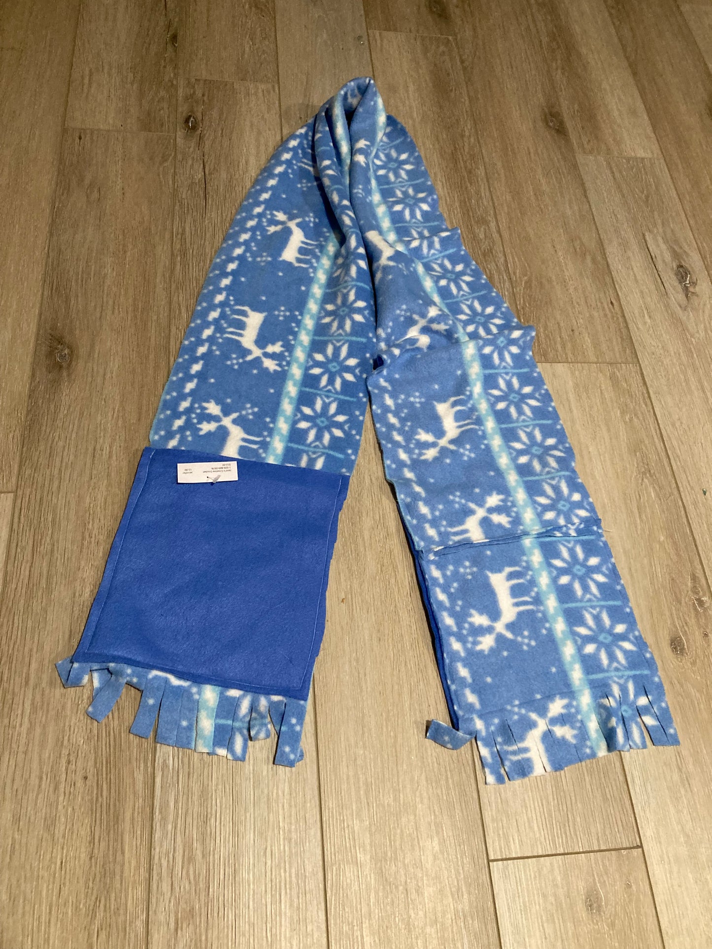 Fleece Scarf with Handwarmer Pockets