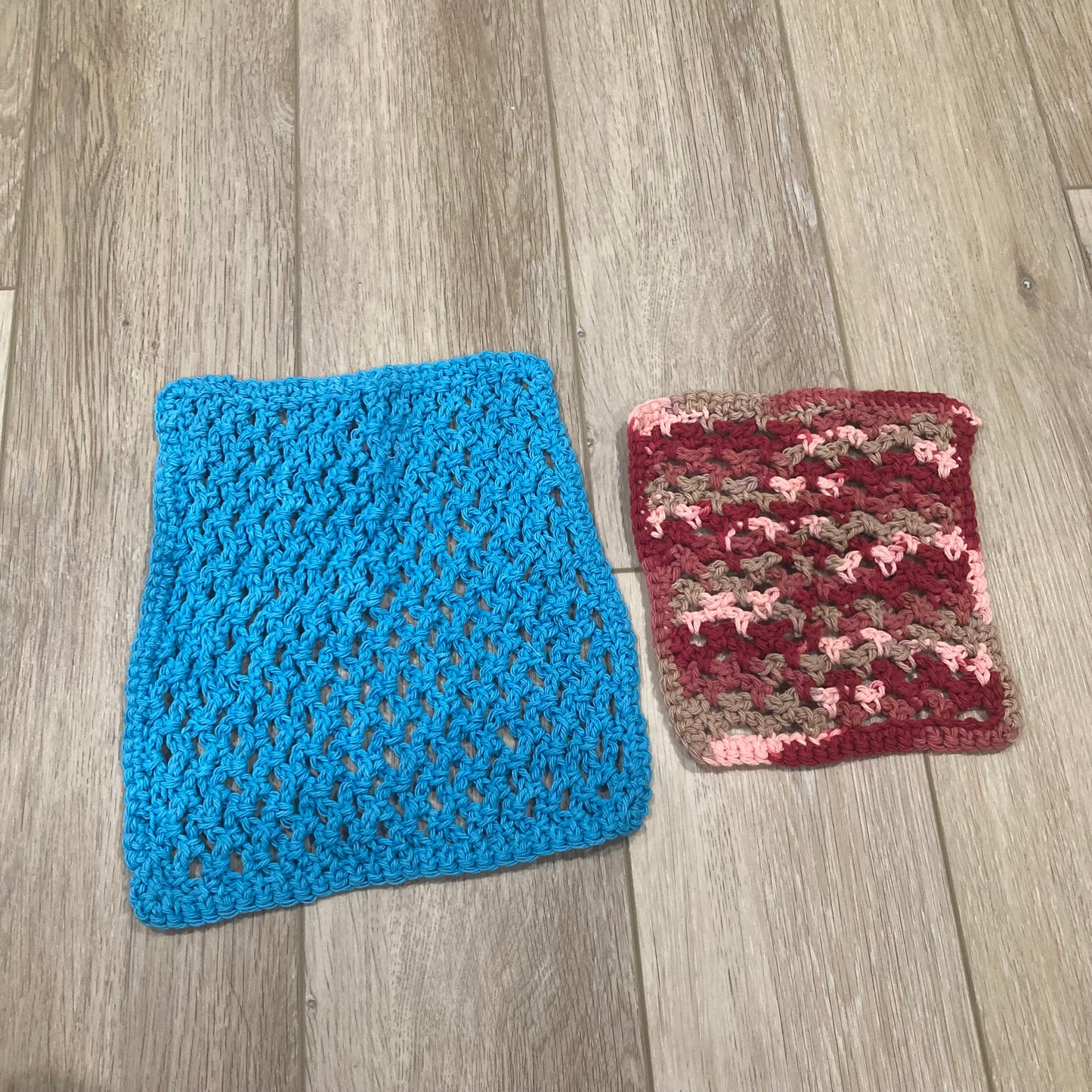 Crocheted Dish Cloth Set